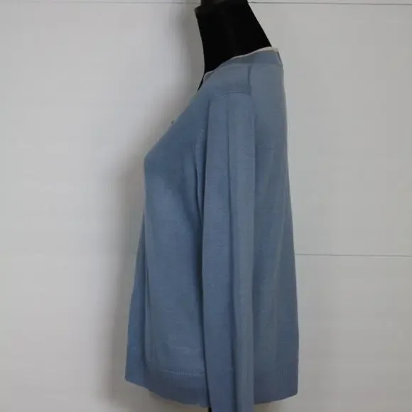 Brooks Brothers Silk Cashmere Blend V-Neck Sweater Size XL - Picture 5 of 9